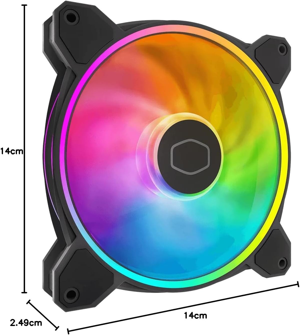 Cooler Master MasterFan MF140 Halo ARGB – Image 2