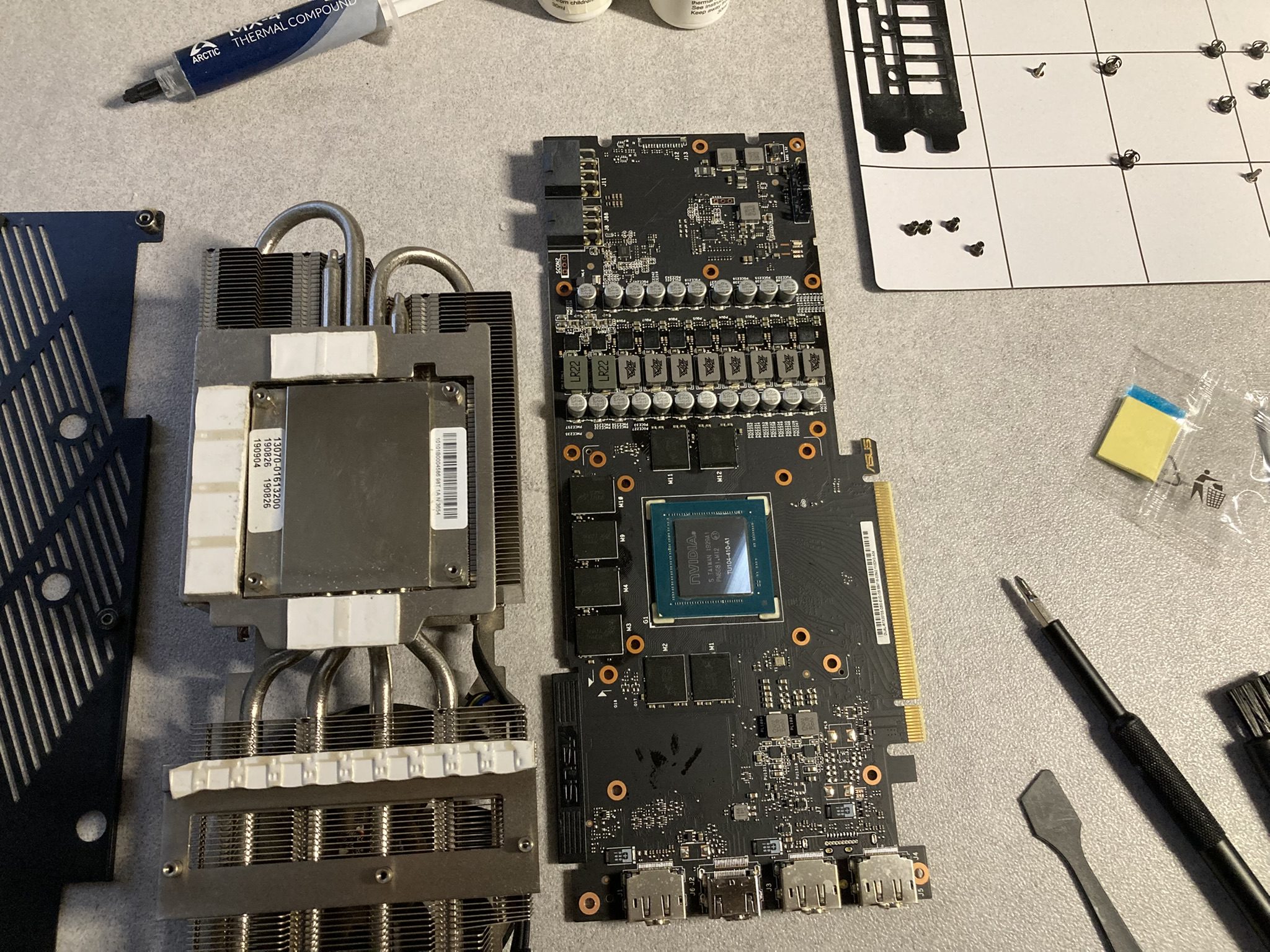 Changement pâte thermique GPU (carte graphique)